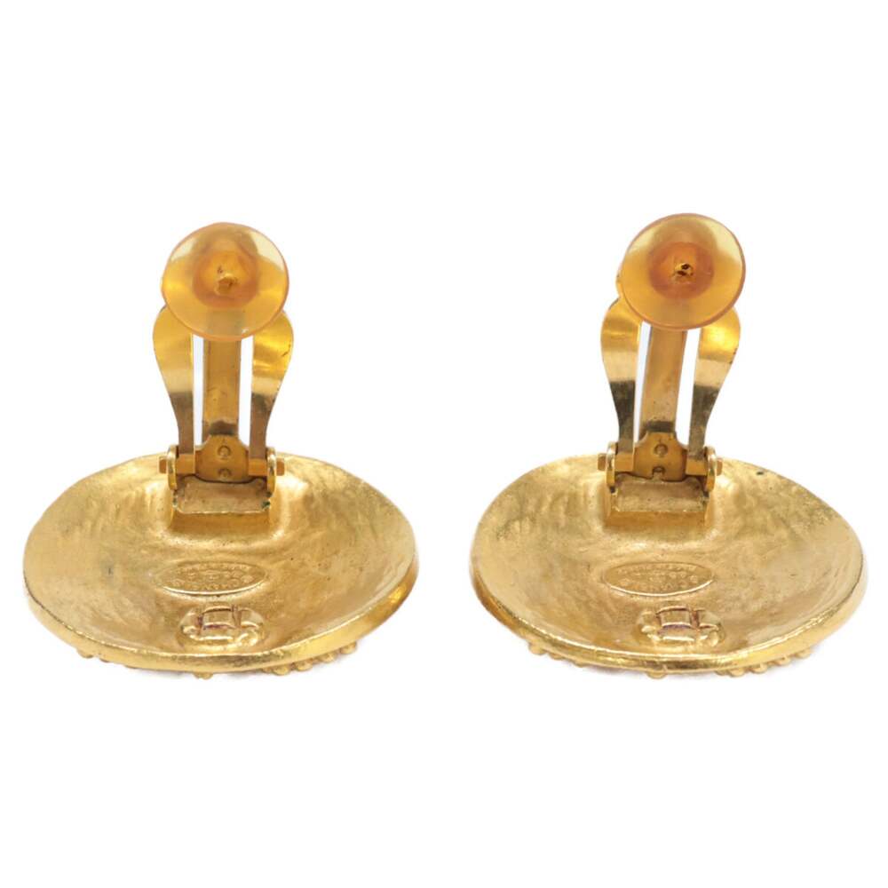 Chanel Cc Logo Round Clip-On Earrings #244521C72B - Picture 6 of 8